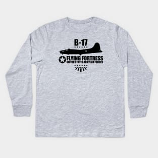 B-17 Flying Fortress Kids Long Sleeve T-Shirt